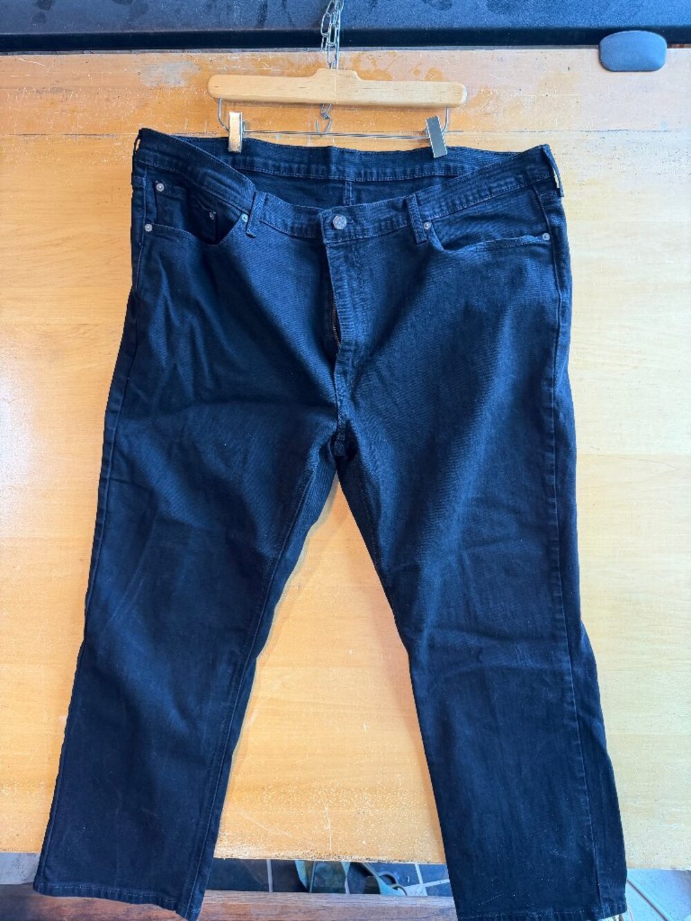 Levis 541 Black Jeans Waist 46 Length 30
